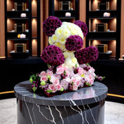 Oso Floral con Jardín – Diseño Premium de Impacto