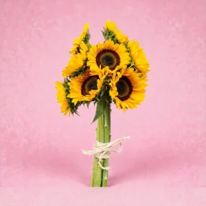 Ramo de 10 girasoles en Guadalajara con diseño natural