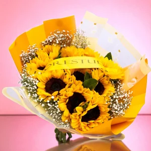 Bouquet de 10 Girasoles – Sol Radiante